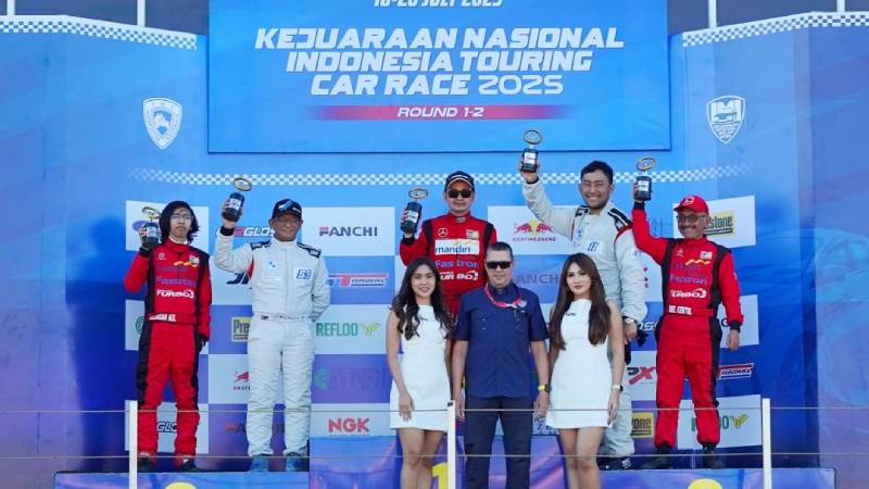 Pembalap dari Tim Indostar Motorsport Raih Podium di Mandalika