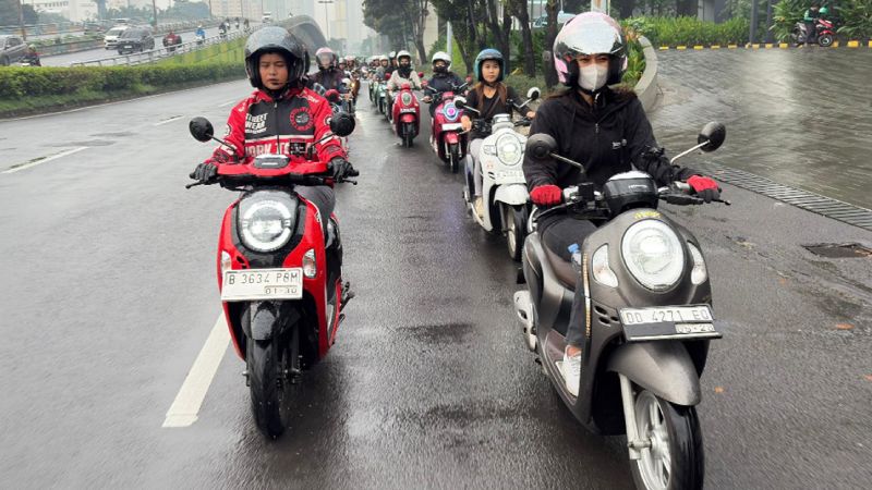 Honda, Komunitas Honda Matic Diajak Seru-seruan Bareng di JFK 2025