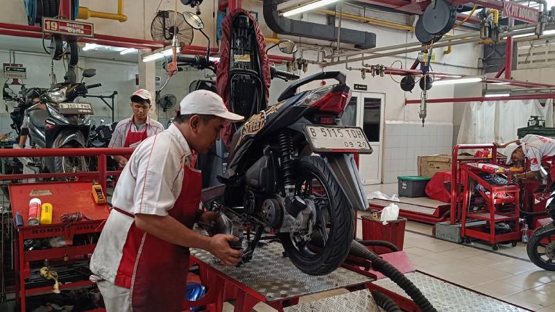 Honda, Wahana Kasih Promo Servis Motor Honda dengan Diskon 30 Persen