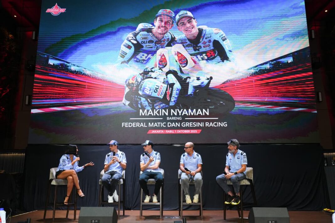 Pembalap Gresini Racing Kampanyekan Teknologi Pelumas Federal Oil Untuk Motor Matic