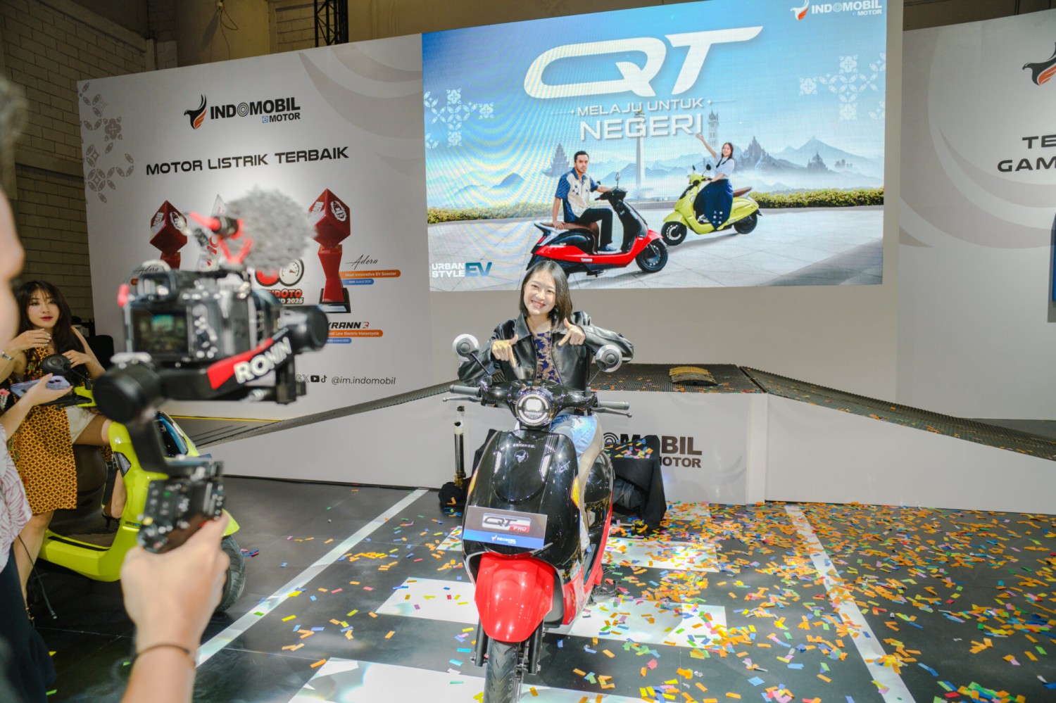 Harga Indomobil eMotor QT dan QT Pro Resmi di IIMS 2026, Jarak Tempuh hingga 135 Km