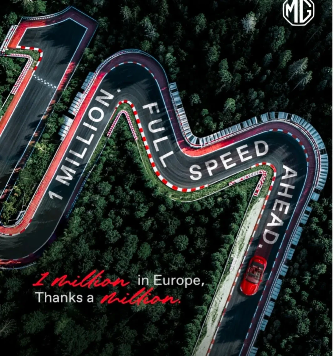 MG Motor Sukses Jual Satu Juta Unit di Eropa