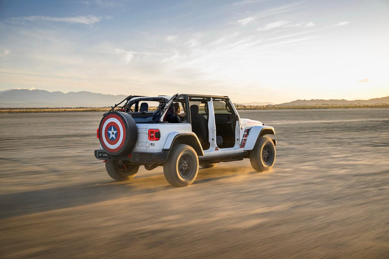 Jeep's Wrangler America250 Edition Calls on the First Avenger to Celebrate America's Birthday