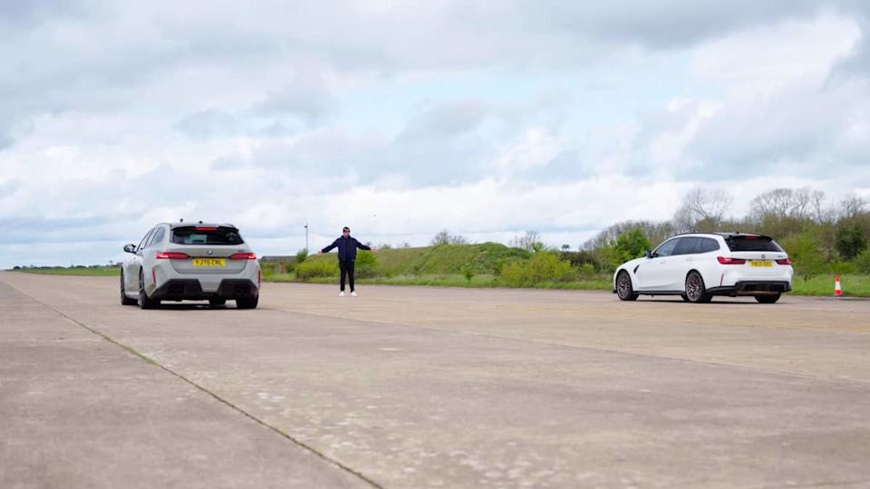 BMW M3 CS Touring Drag Race Shows Why 717 HP Can’t Save The Heavy M5 Wagon