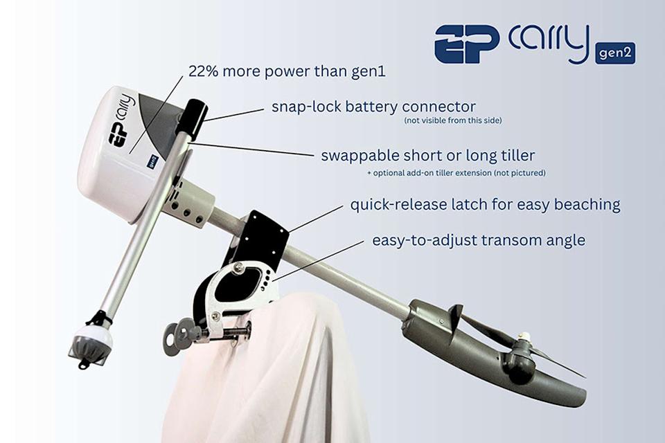 EP Carry Launches Gen2 Electric Outboard