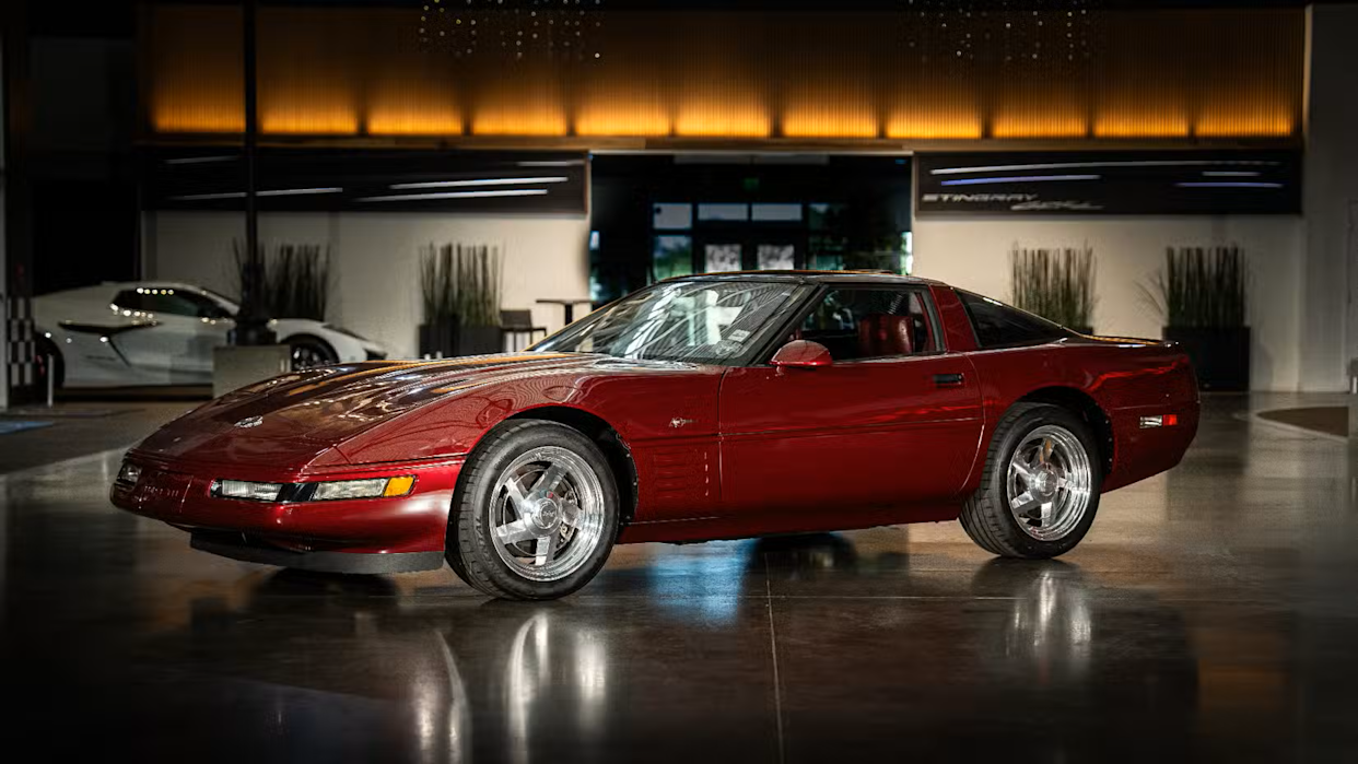 Michael Jordan's Ruby Red Corvette From "The Last Dance" Is Now on Display and Worth the Road Trip