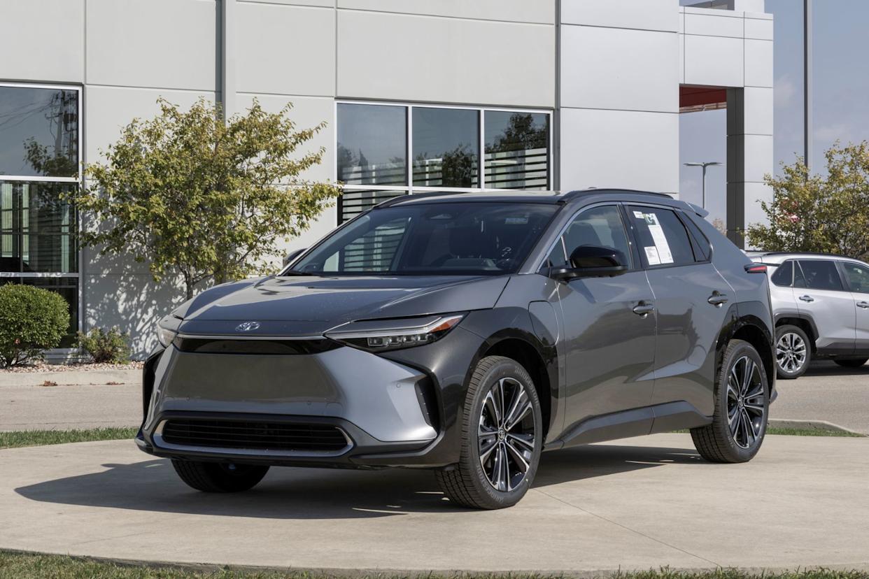 Toyota, Toyota's EV sales erupt as gas prices spike, pushing the bZ into America's top 3