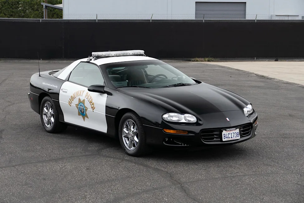Ex-CHP 2002 Chevrolet Camaro B4C Police Package Hits Hagerty Marketplace, No Reserve