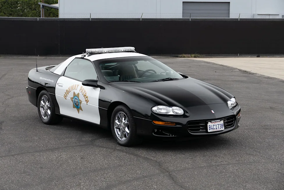 Ex-CHP 2002 Chevrolet Camaro B4C Police Package Hits Hagerty Marketplace, No Reserve
