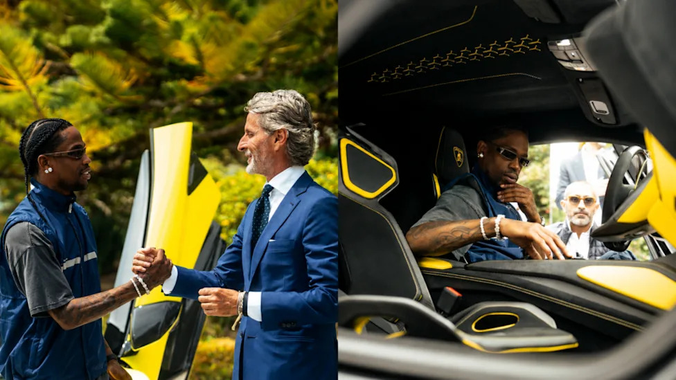 Travis Scott Gets an Exclusive First Look at the 1,080-HP Lamborghini Fenomeno