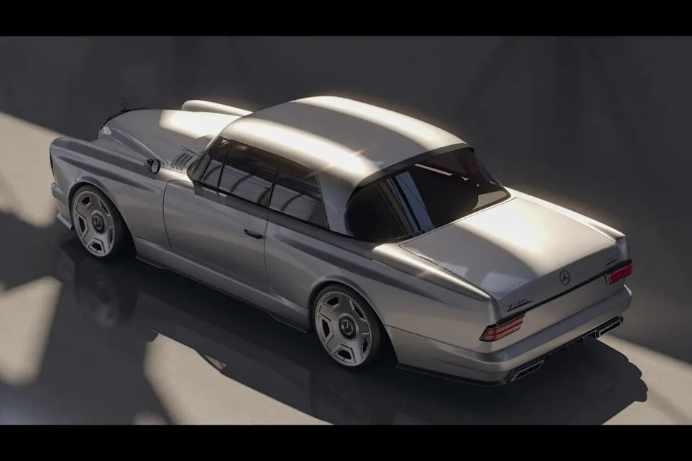 Someone Grafted the C63's Guts Onto a Mercedes-Benz W111 Coupe, and It's Spectacular