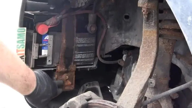 This May Be The Worst Location For A Car Battery, At Least For Mechanics