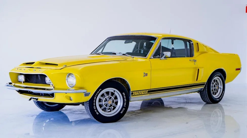 One of 43 1968 Ford Mustang Shelby GT500 KRs in Yellow Has Hit the Market
