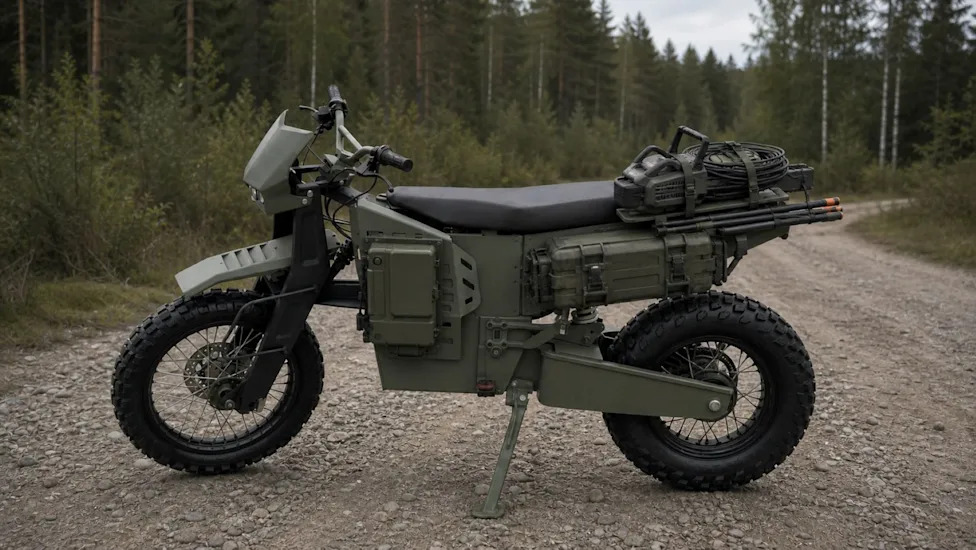 Canada's 'Dispatch' electric military motorcycle claims 125-mile range, 1-minute battery swaps
