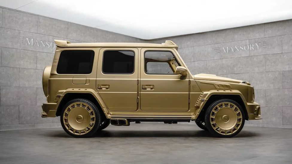 Mansory Turned the Mercedes G-Class Into a Rolling Gold Bar