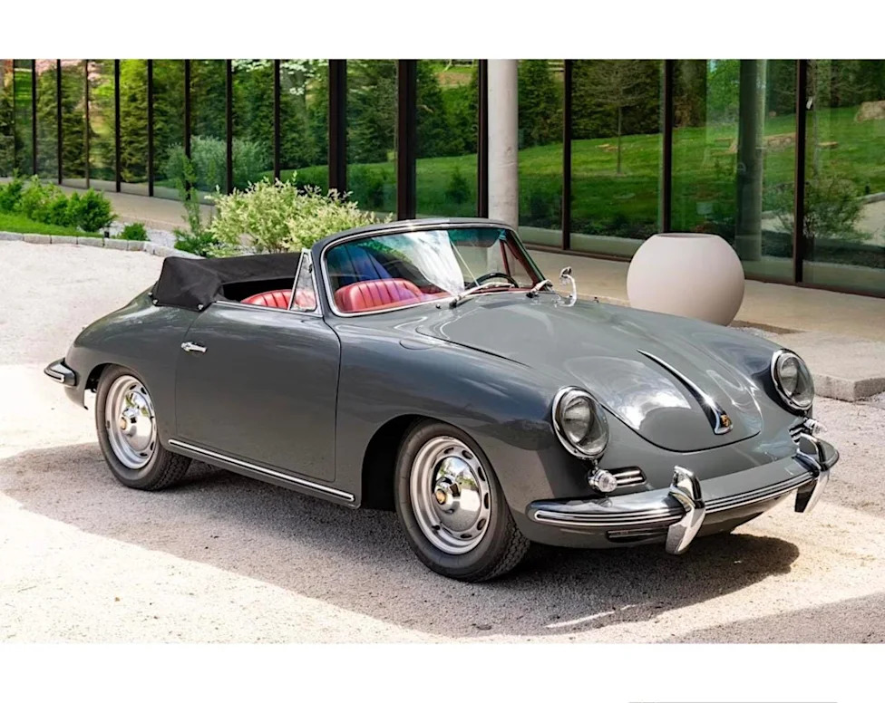 Porsche, Numbers-Matching 1963 Porsche 356B 1600 Super Cabriolet Is Chasing Six Figures on Hagerty Marketplace