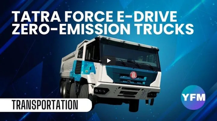 TATRA's FORCE e-DRIVE Zero-Emission Heavy-Duty Truck Built for Any Terrain