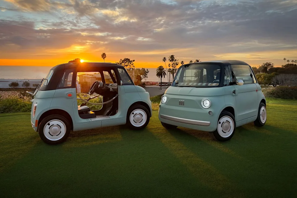 Fiat, Fiat opens US orders for 19-mph Topolino EV, a $14,985 'little mouse' with rope doors