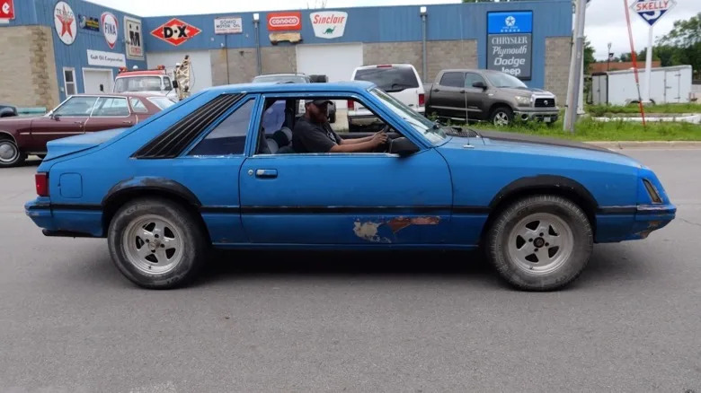 What's More American Than A Fox Body Mustang Painted Like A Flag Doing Burnouts