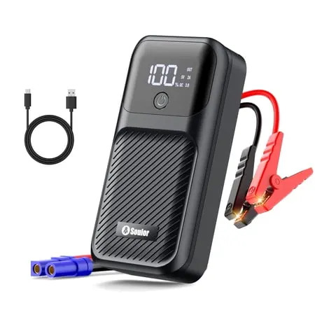 Battery, Don’t Get Stranded on Summer Road Trips, Add Walmart’s $28 Car Battery Jump Starter to Your Trunk Today