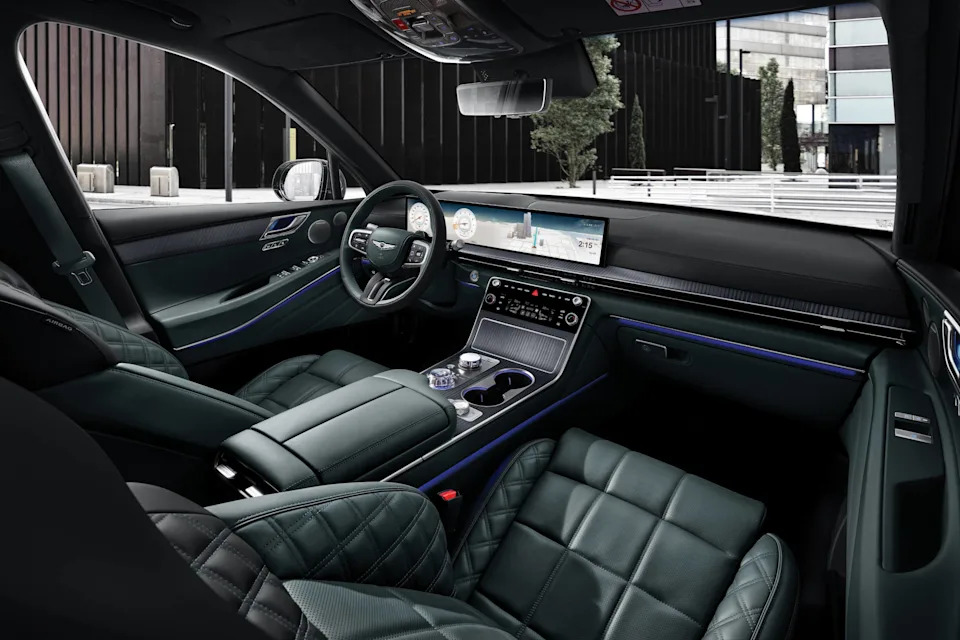 Genesis' First-Ever Hybrid Is a 347-HP GV80 That Claims 28 MPG