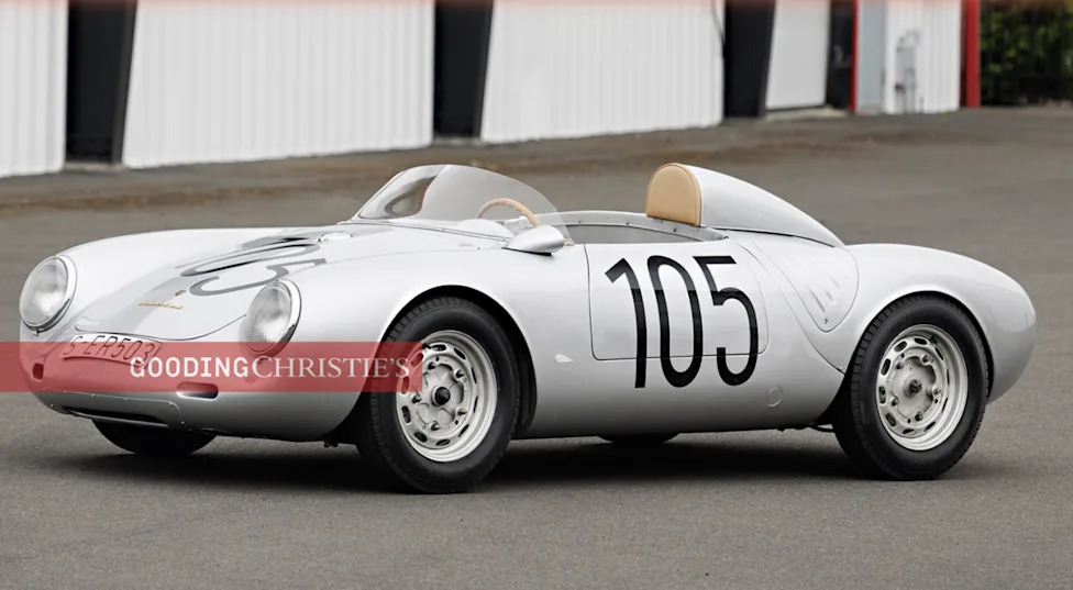 Porsche, 1958 Porsche 550A Spyder Heads to Gooding & Co.'s Pebble Beach 2026 Sale