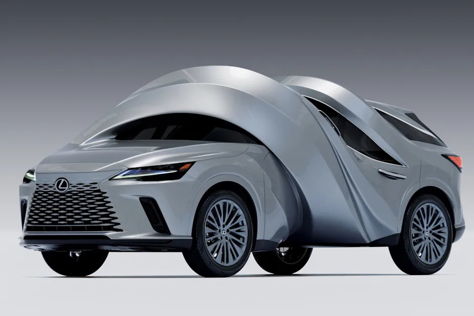 Lexus Turns the RZ Into a Circle and the RX Into a Spiral