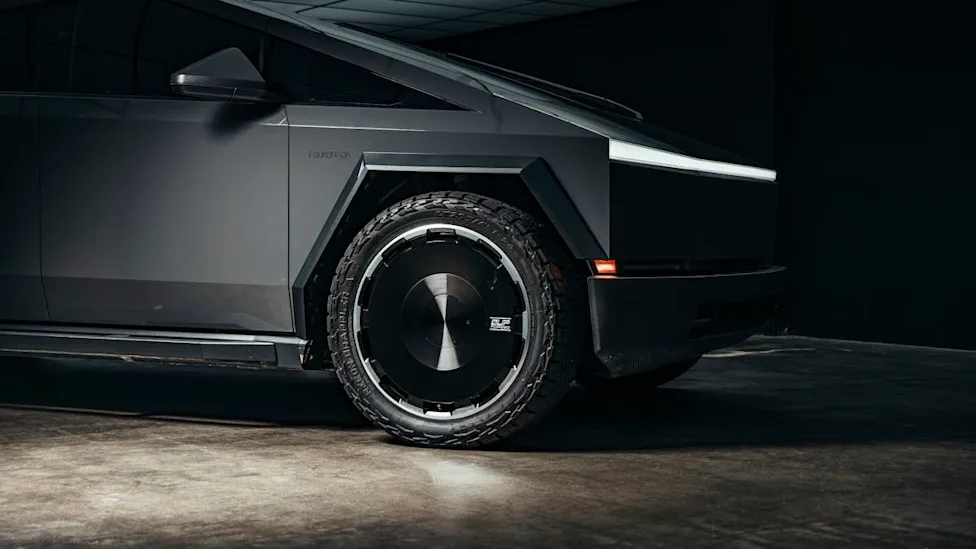 Tesla Cybertruck 24-Inch Retro Disc Wheels Cost As Much As A Used Mustang