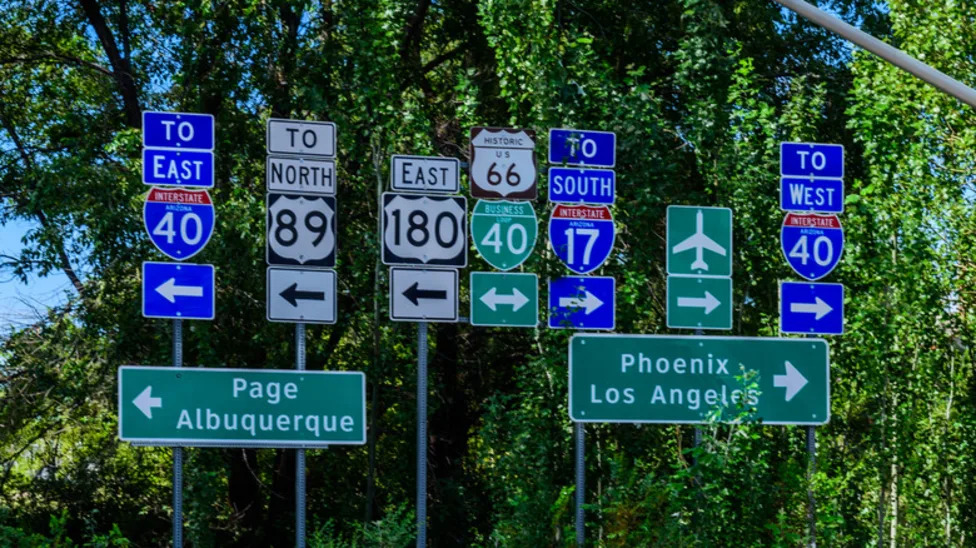 Why Are Some Road Signs In All Caps And Some Are Not?