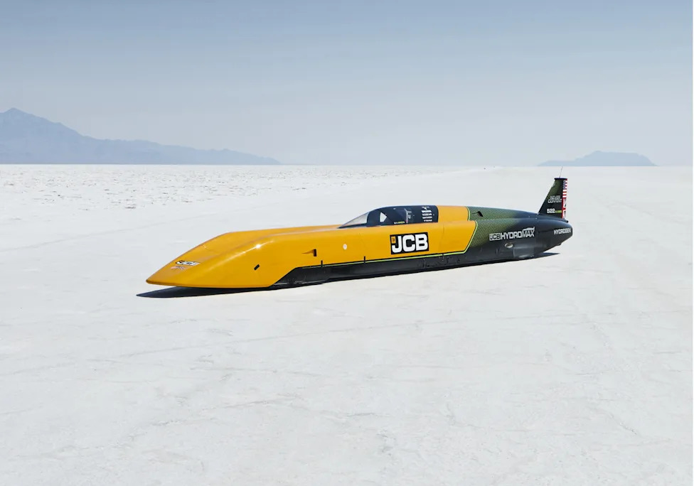 Hydrogen-powered car sets new world land speed record