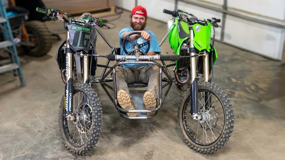 Building A Go-Kart Out Of Dirt Bikes. What Could Possibly Go Wrong?