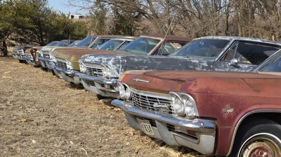 Nebraska Field Holds 300+ Classic Chevys—And Roughly 250 Are Impalas—Headed to Auction