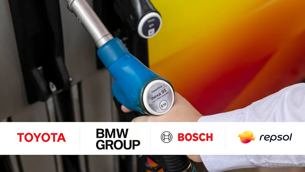 Toyota, BMW, Toyota, BMW, Bosch, Repsol trial renewable petrol in Spain