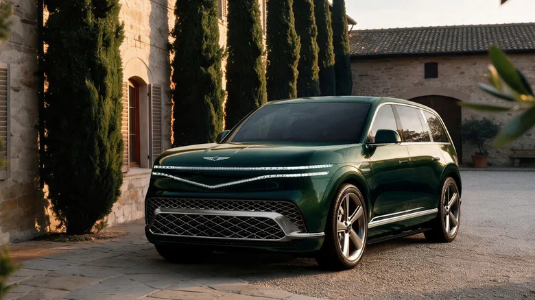 Genesis' GV90 NeoLun Is A Luxury Electric SUV With Heated Floors And Coach Doors
