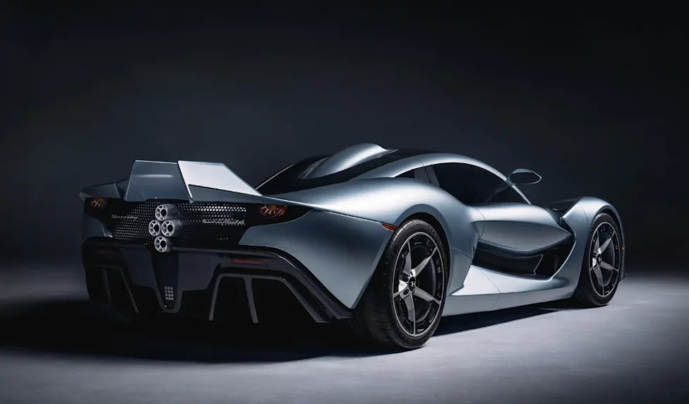 Hennessey, Red, White, and 9,000 RPM: Hennessey Blackbird Renderings Imagine a Patriotic, Military-Style Hypercar