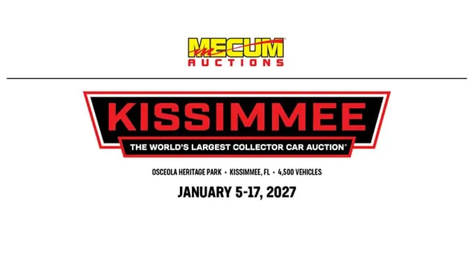Mecum Previews Kissimmee 2027 With Corvette SR-1, Shelby Cobra and Bugatti Mistral