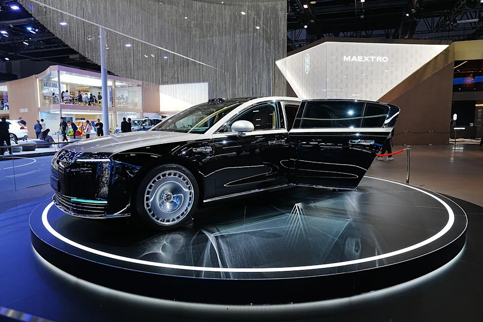 Maybach, This $173,000 Chinese Luxury Car Is Loaded With 40 Speakers and a 40-Inch Screen — It’s Half the Price of a Maybach