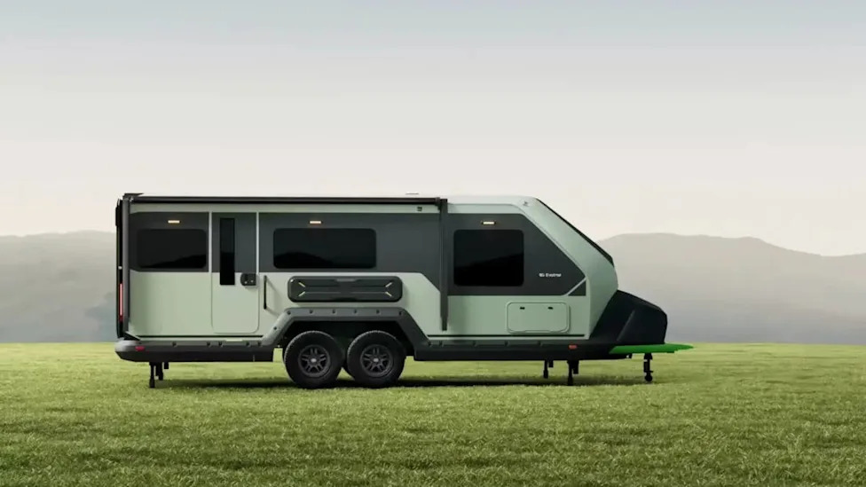 This $159,990 Off-Grid Camper Trailer Can Generate Its Own Power