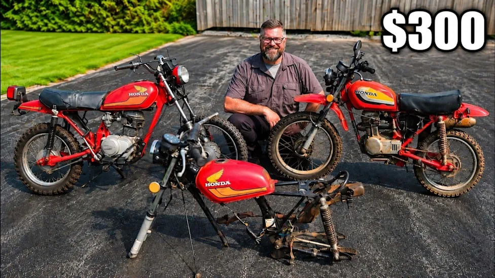 Picking Up A Trio Of Vintage Honda Dirtbikes For Only $300 Is The Best Investment