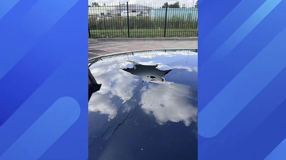 Volkswagen Sunroof Explodes While Woman Drives Down the Highway