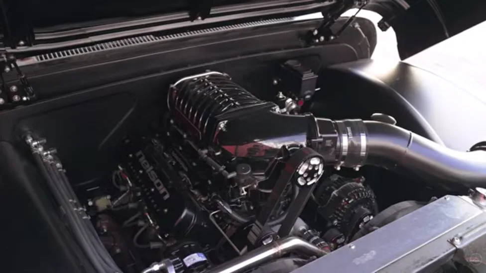 Someone Dropped A Supercharged Nelson Racing Engine In An Old Chevy C10 Apache Truck
