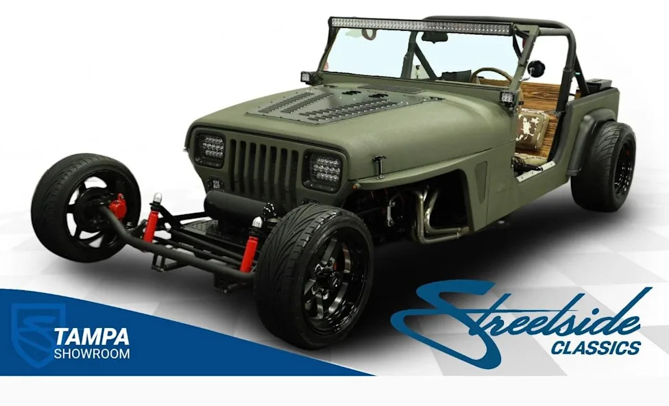 This 1990 Jeep Wrangler Hides an LT1 V8 and a Wood-Trimmed Interior