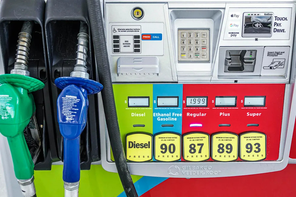 Why do we use gasoline for small vehicles and diesel fuel for big vehicles?