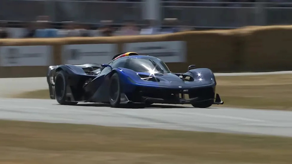 Adrian Newey finally drives Red Bull's RB17 hypercar in emotional Goodwood debut