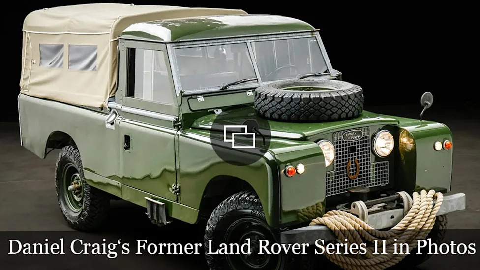 Daniel Craig and Rachel Weisz’s Old Land Rover Is Up for Auction Right Now