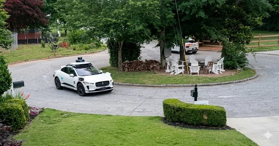 Empty Waymo Robotaxis Swarm Atlanta Neighborhood, Circle Cul-De-Sac For Hours