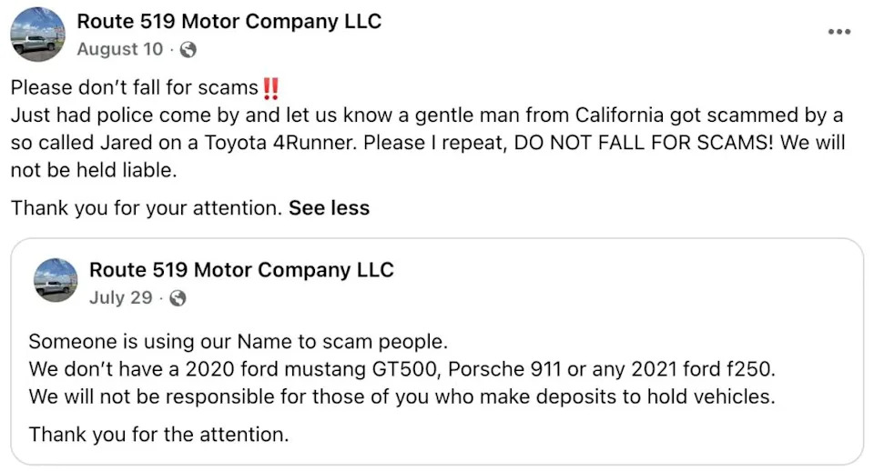 AI-Cloned Car Dealers Are Stealing Thousands on Facebook Marketplace