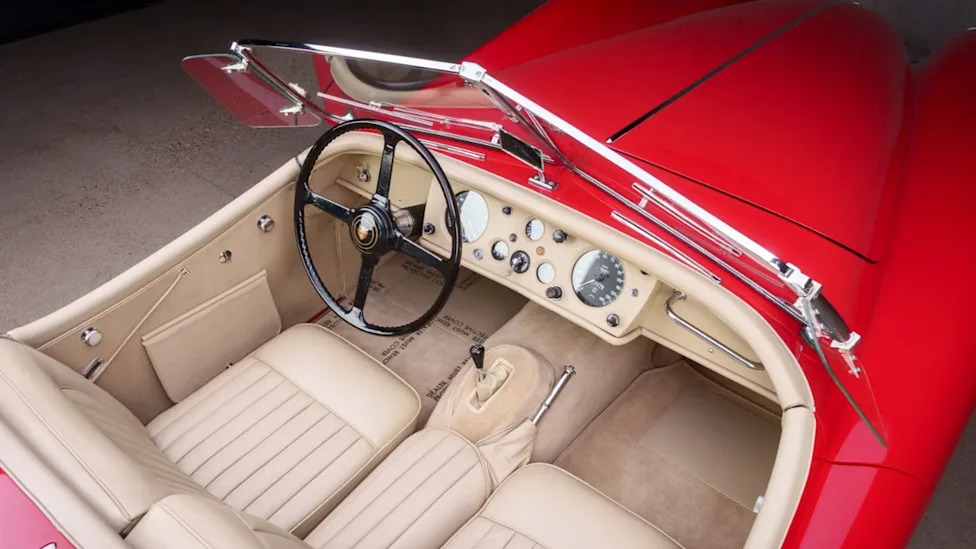 1955 Jaguar XK140 Roadster at $50,000 With 1 Day Left on BAT, SE Specification