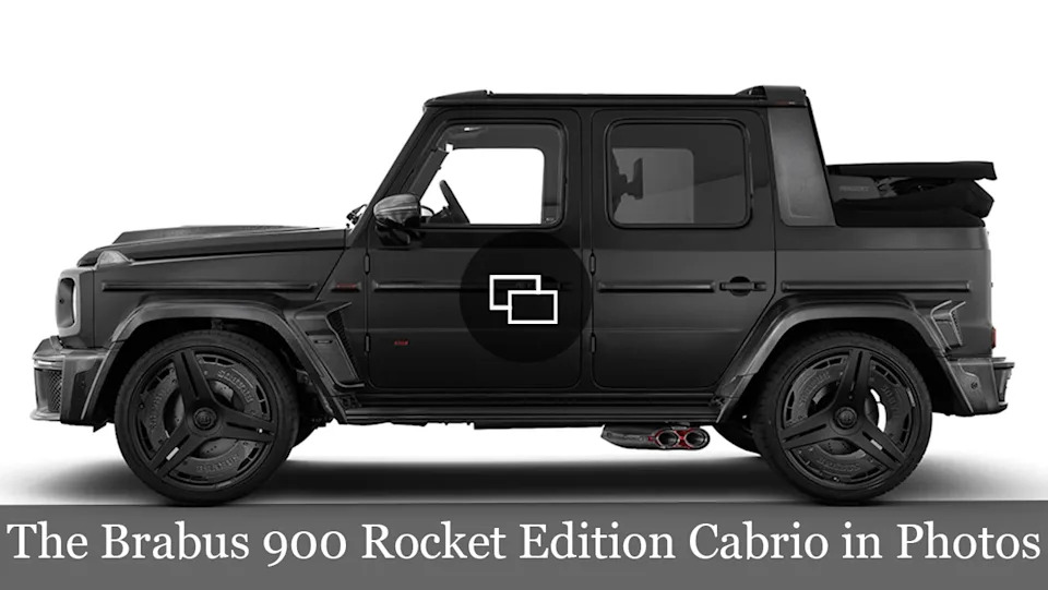 Brabus’s New Convertible G-Wagen Can Churn Out Nearly 900 HP
