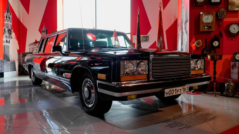 The Soviet ZIL-4104 Boasted A Hand-Built 7.7-Liter V8 Engine For Communist Elites
